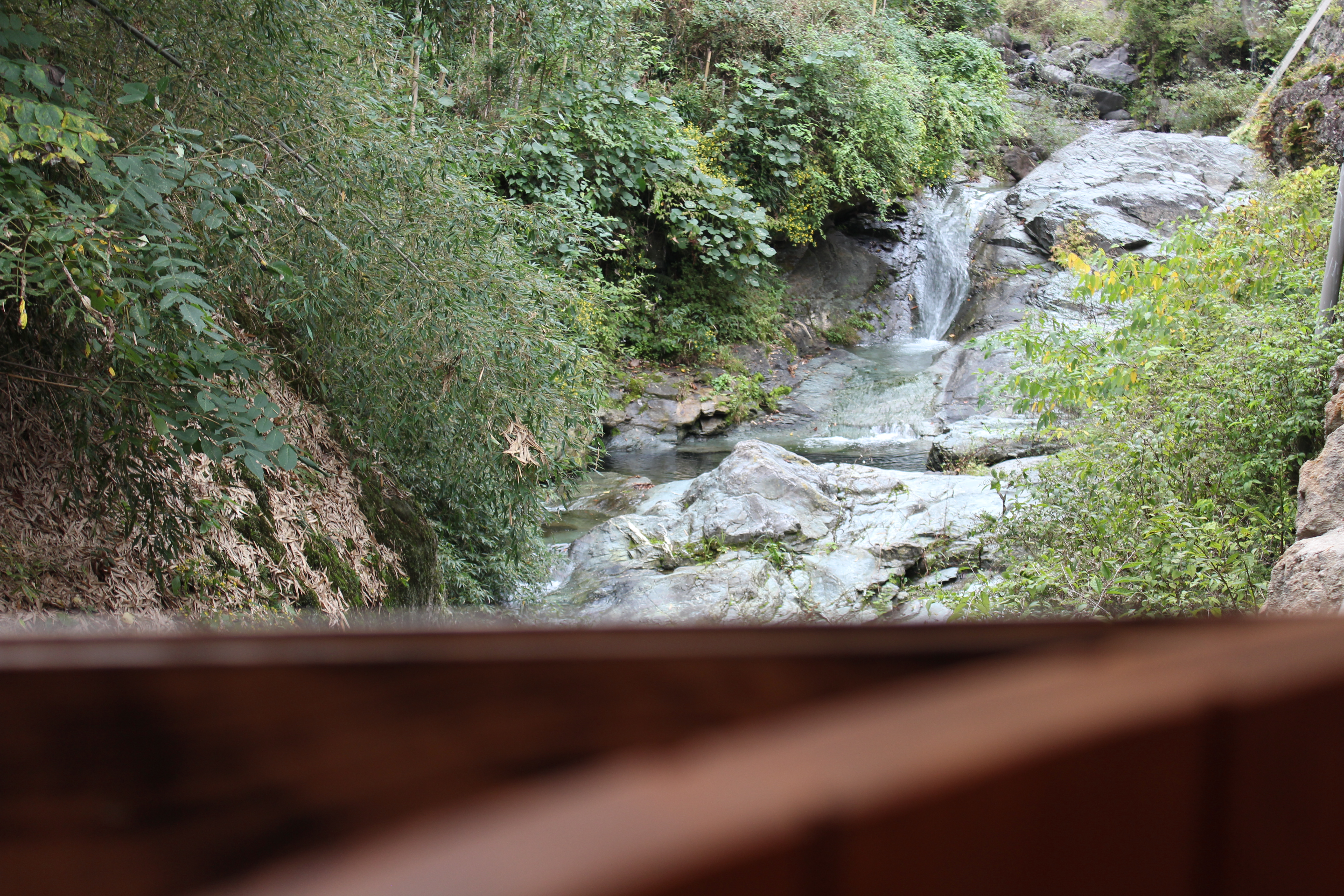 1階 温泉露天風呂付き客室「星尾」 温泉露天 桶風呂