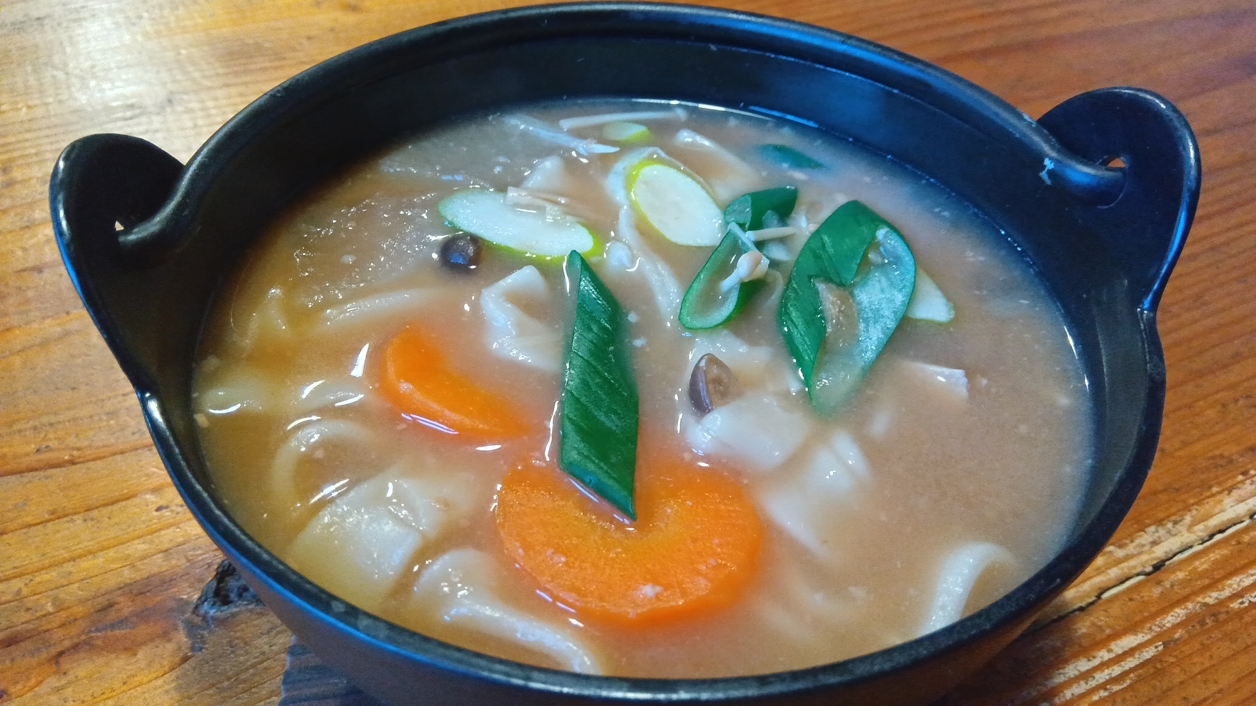 おきりこみ　群馬の郷土料理です。