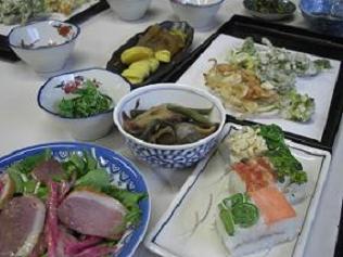 山菜料理一例