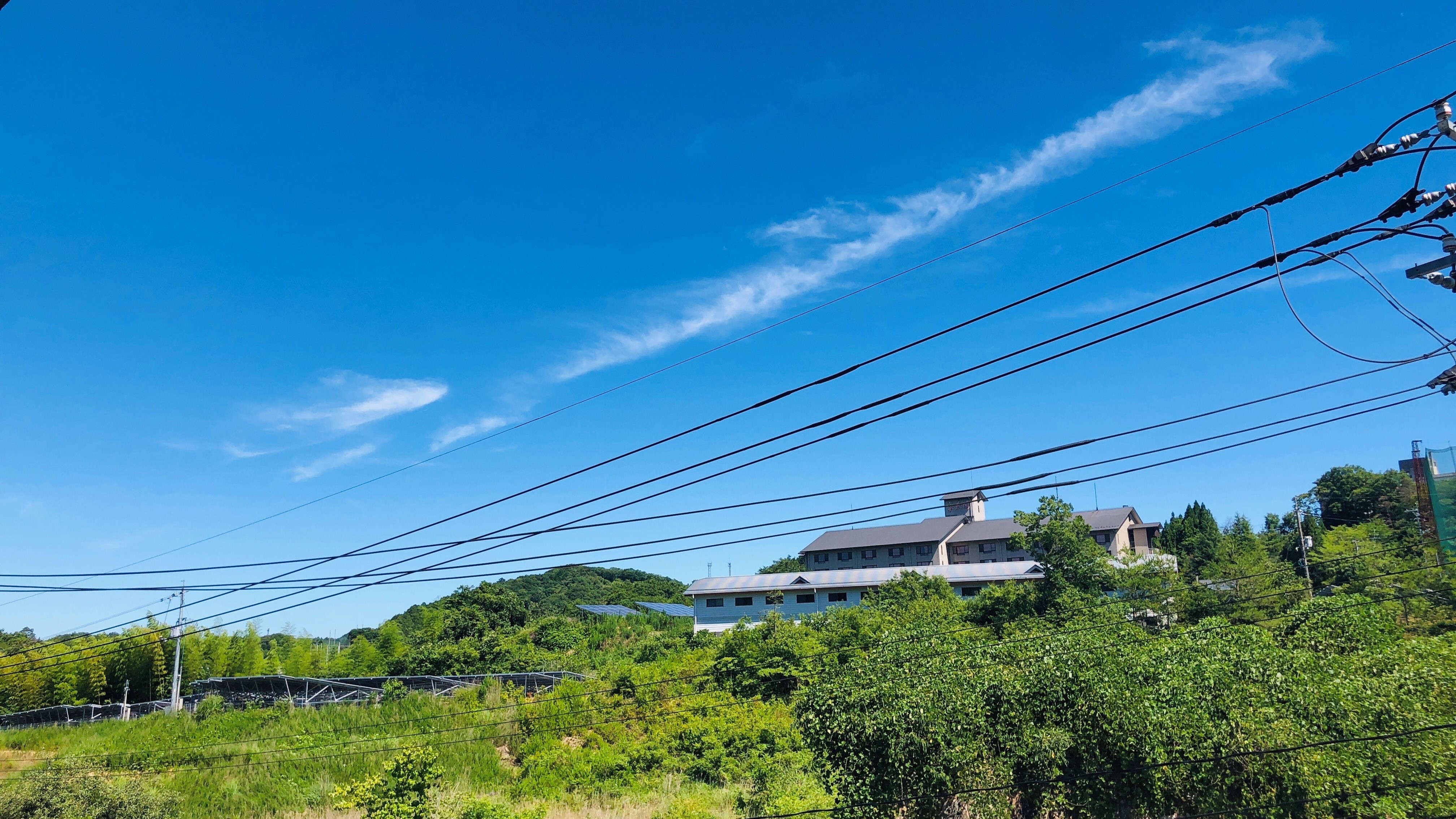 コテージからの景色は気分転換にもってこい♪