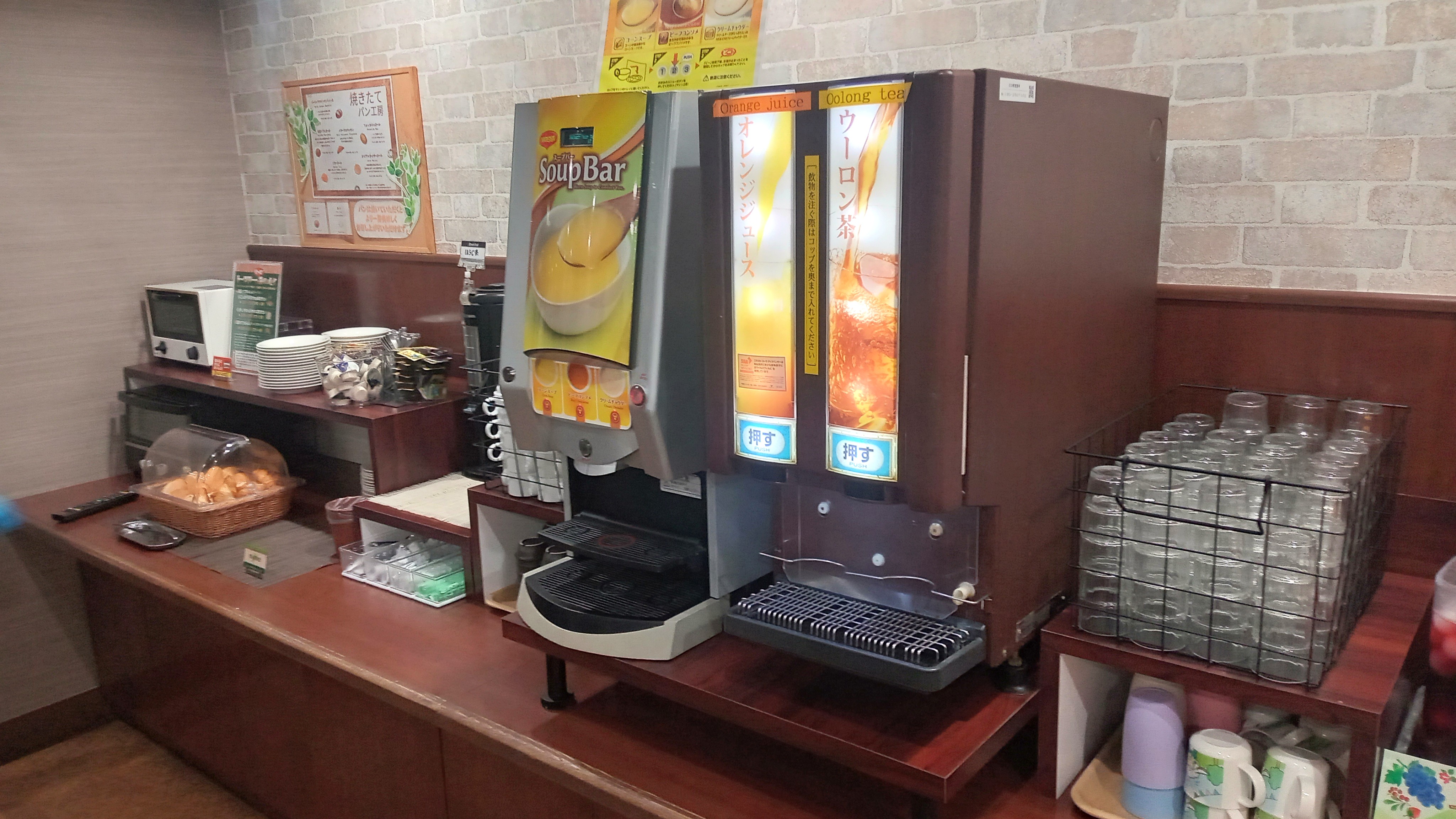 花茶屋：朝食メニュー例