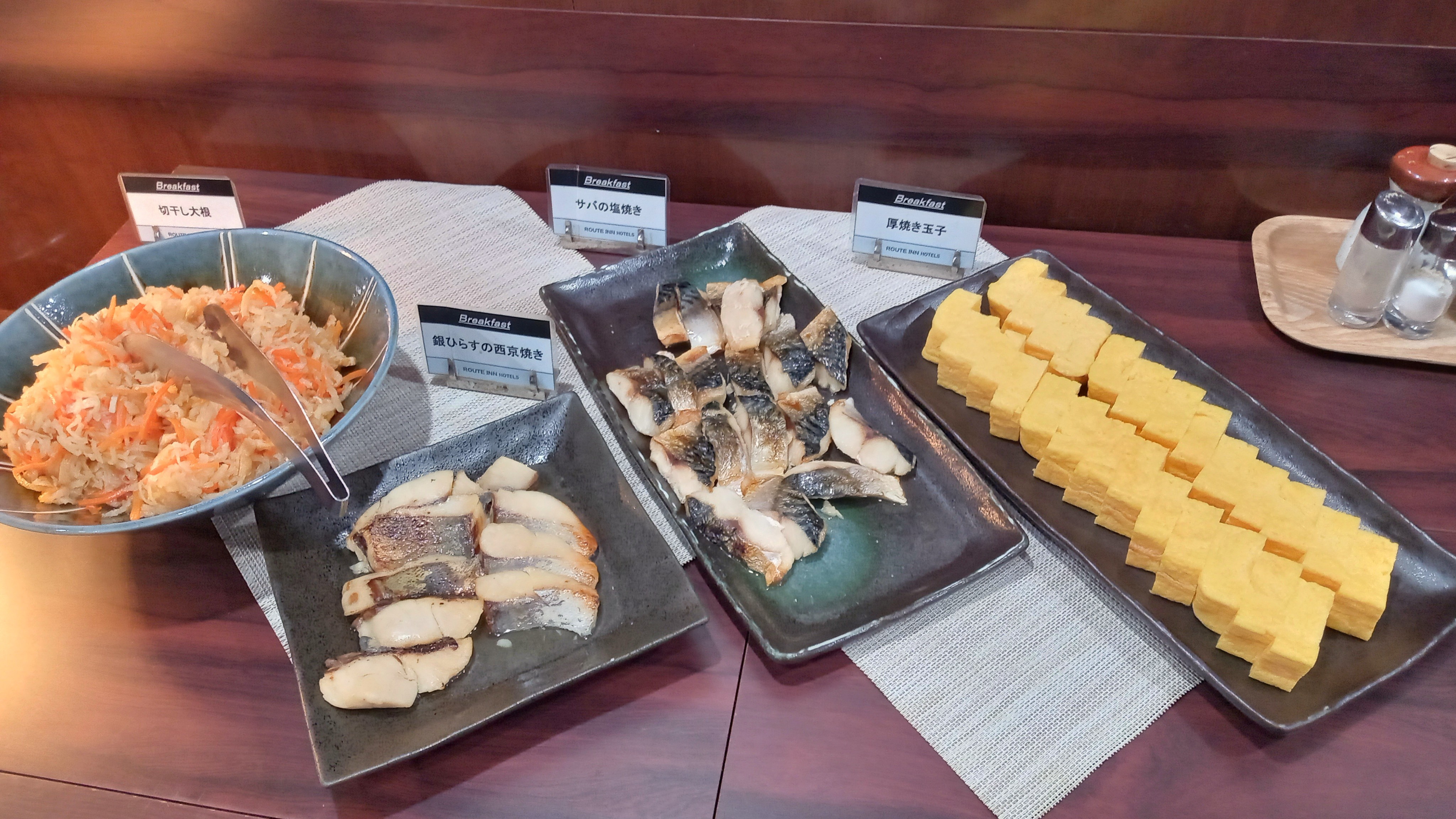 花茶屋：朝食メニュー例