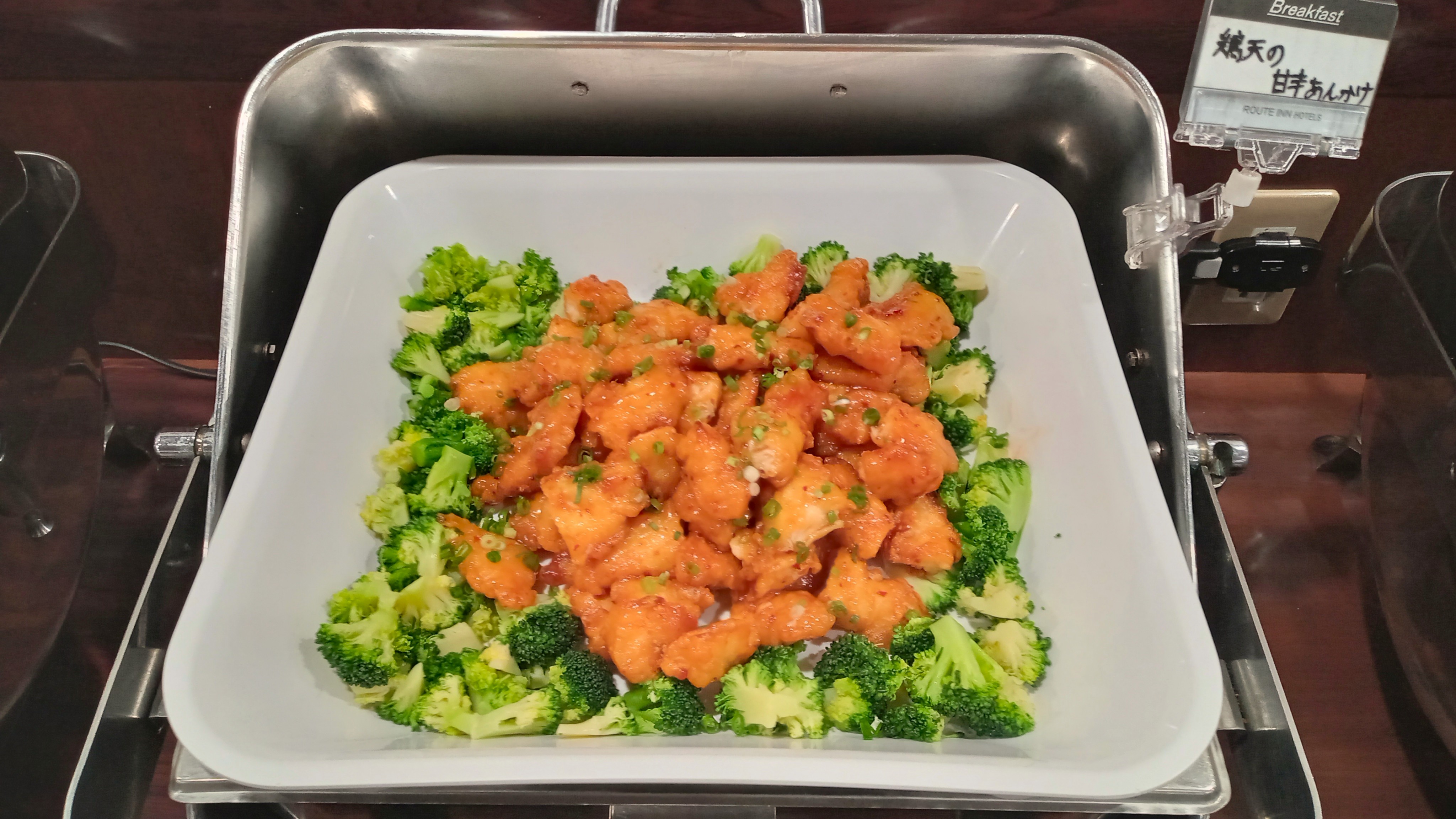 花茶屋：朝食メニュー例