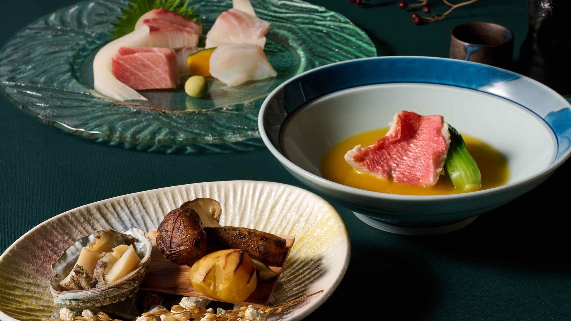 【湯の庭会席】　夕朝食付きプラン