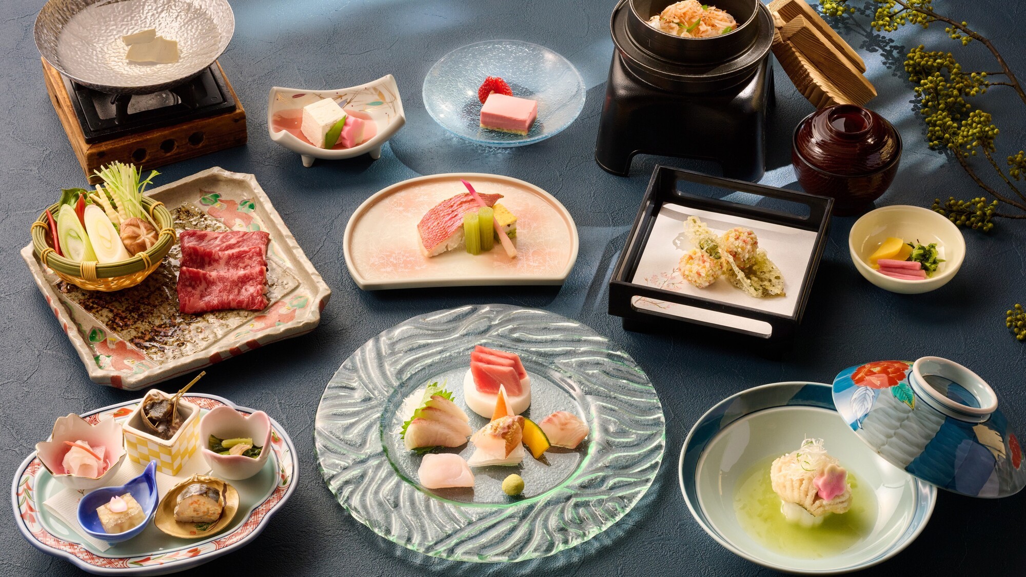 春の湯の庭会席2026