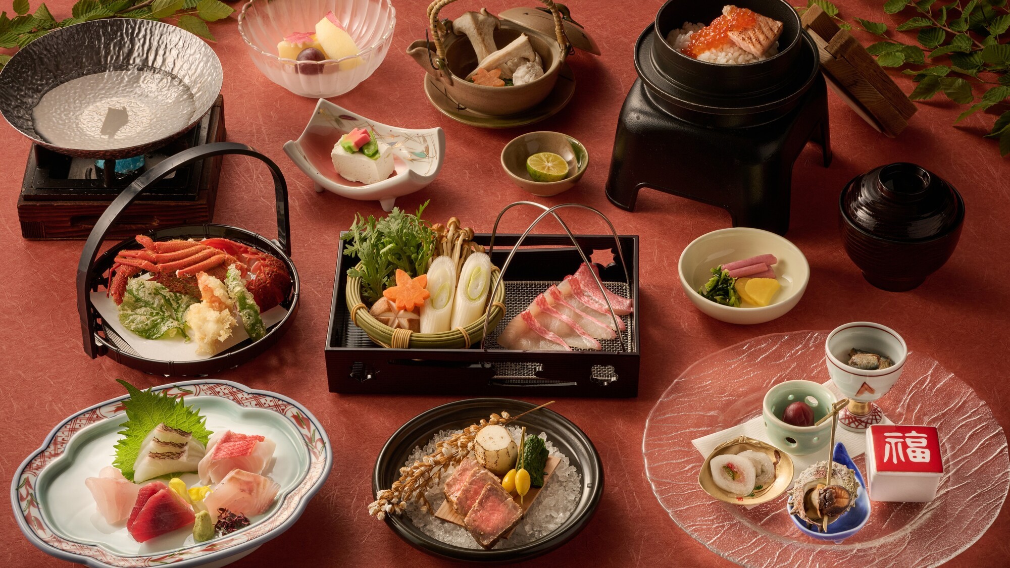 秋の湯の庭会席2025