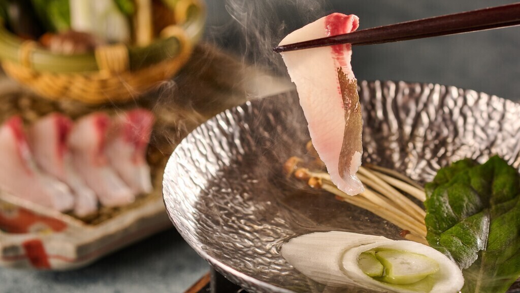 寒鰤のしゃぶしゃぶ