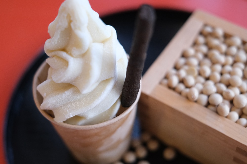 名物自家製豆乳ソフトクリーム