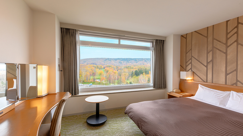 【スタンダードダブル】北海道の自然をイメージしたリニューアル客室も