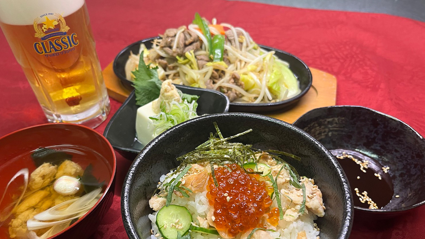 和食居酒屋「茜」でご夕食プラン◆21時半までチェックインOK！晩酌したいビジネスマンに♪【２食付】