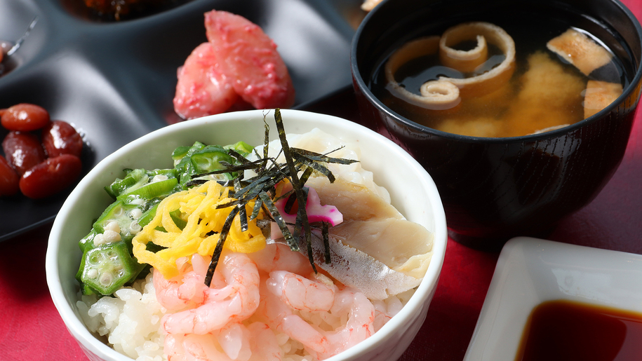 【ビュッフェ朝食】北広島産ゆめぴりかで「セルフ海鮮丼」！