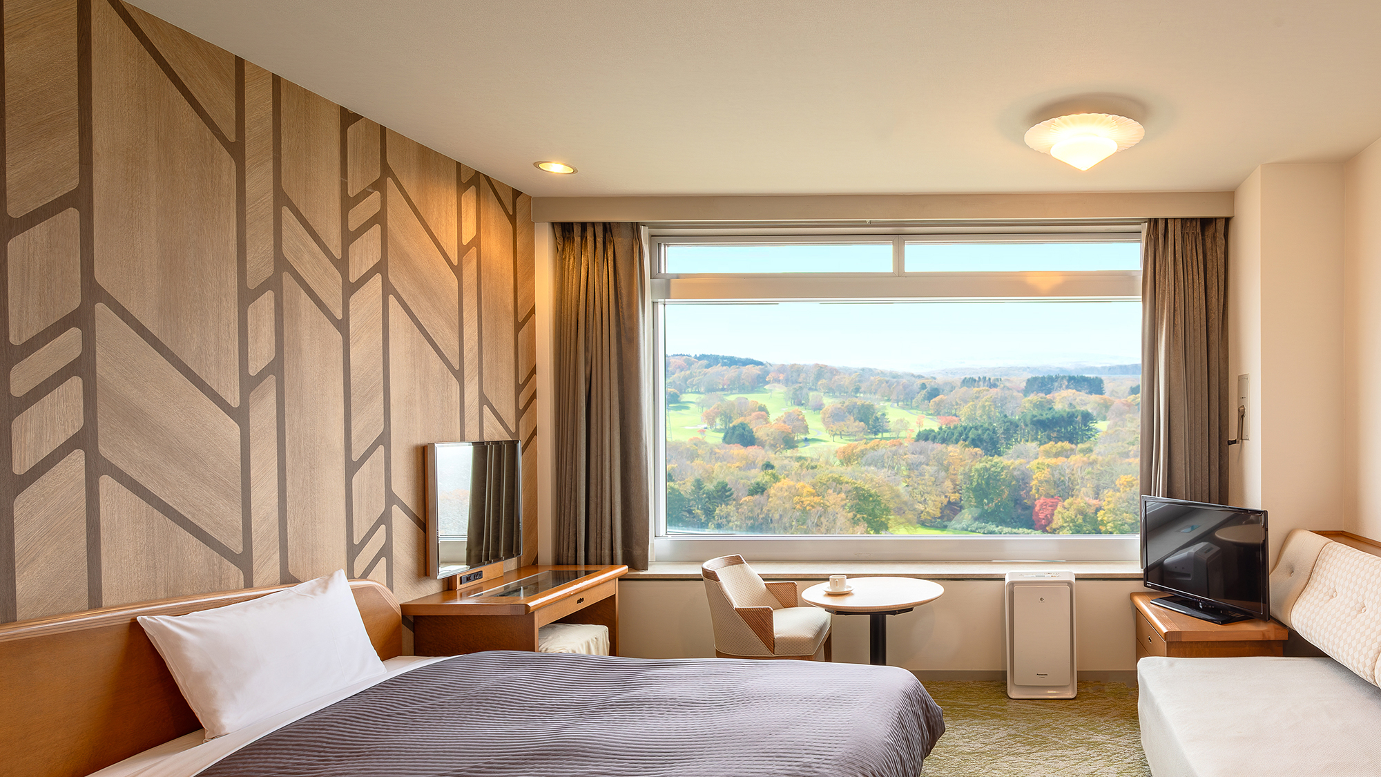 【スタンダードツイン】北海道の自然をイメージしたリニューアル客室も