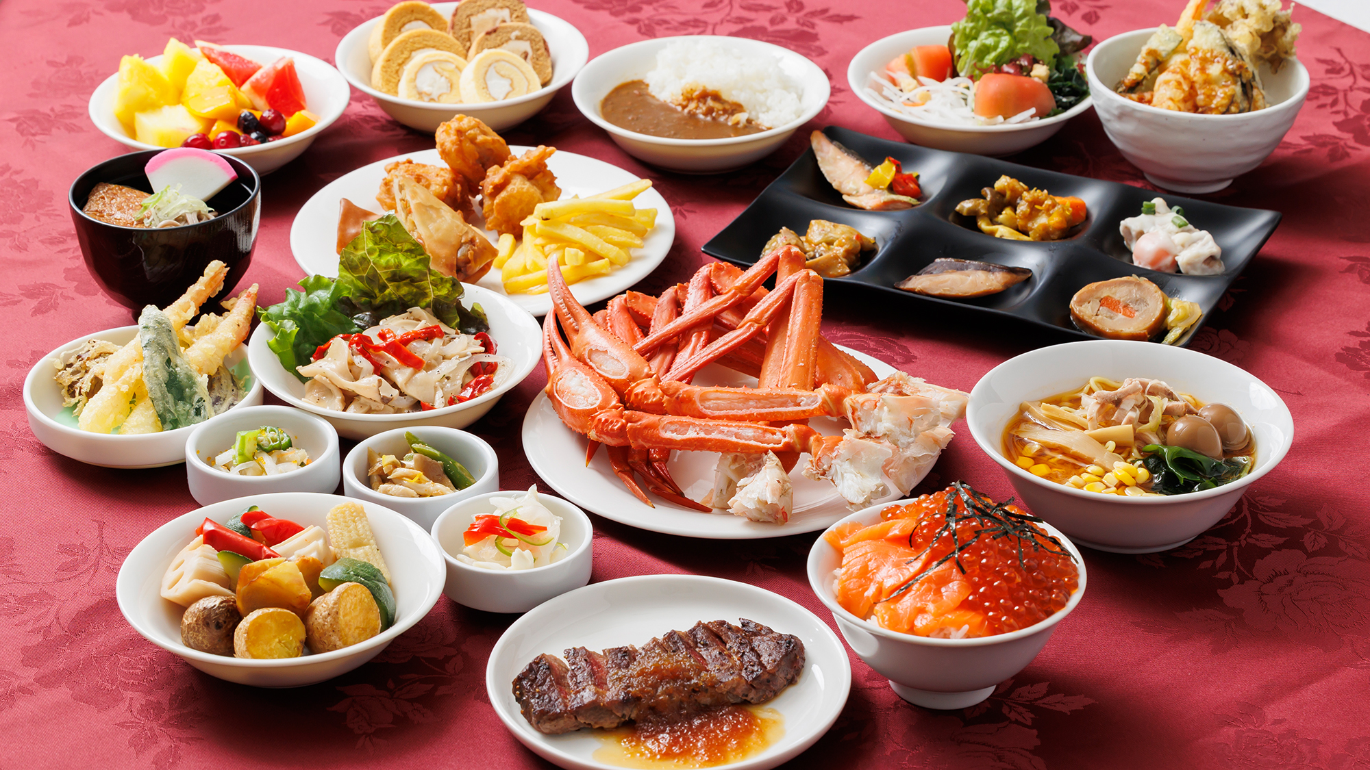 【ディナービュッフェ】和洋様々なメニューで皆様をおもてなしいたします♪