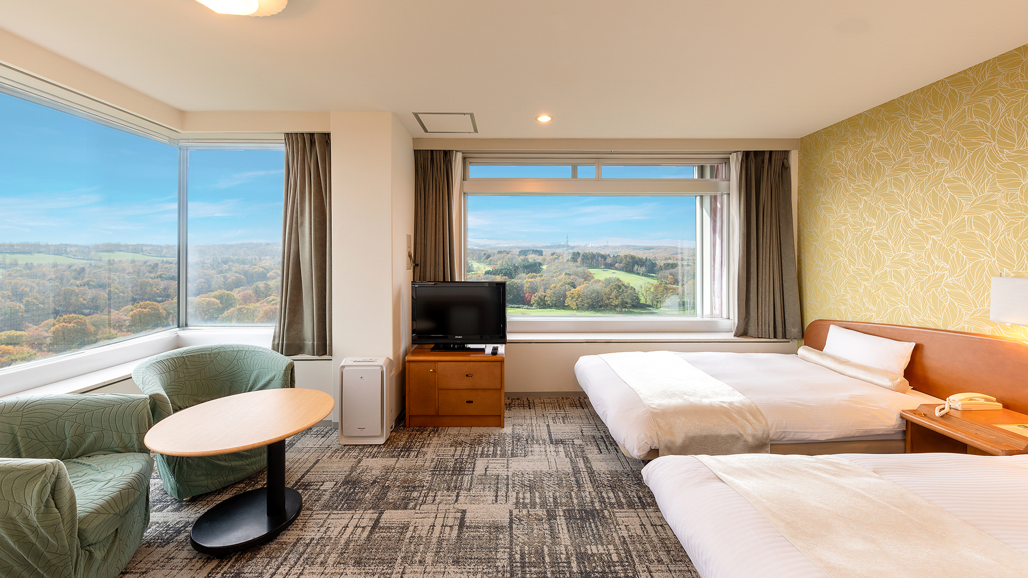 【パノラマビューツイン】見渡す限りの自然を、大切な人と共に 