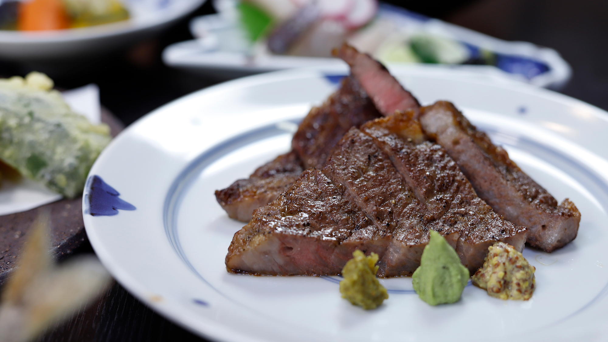 大きなステーキコ―ス ステーキ一例