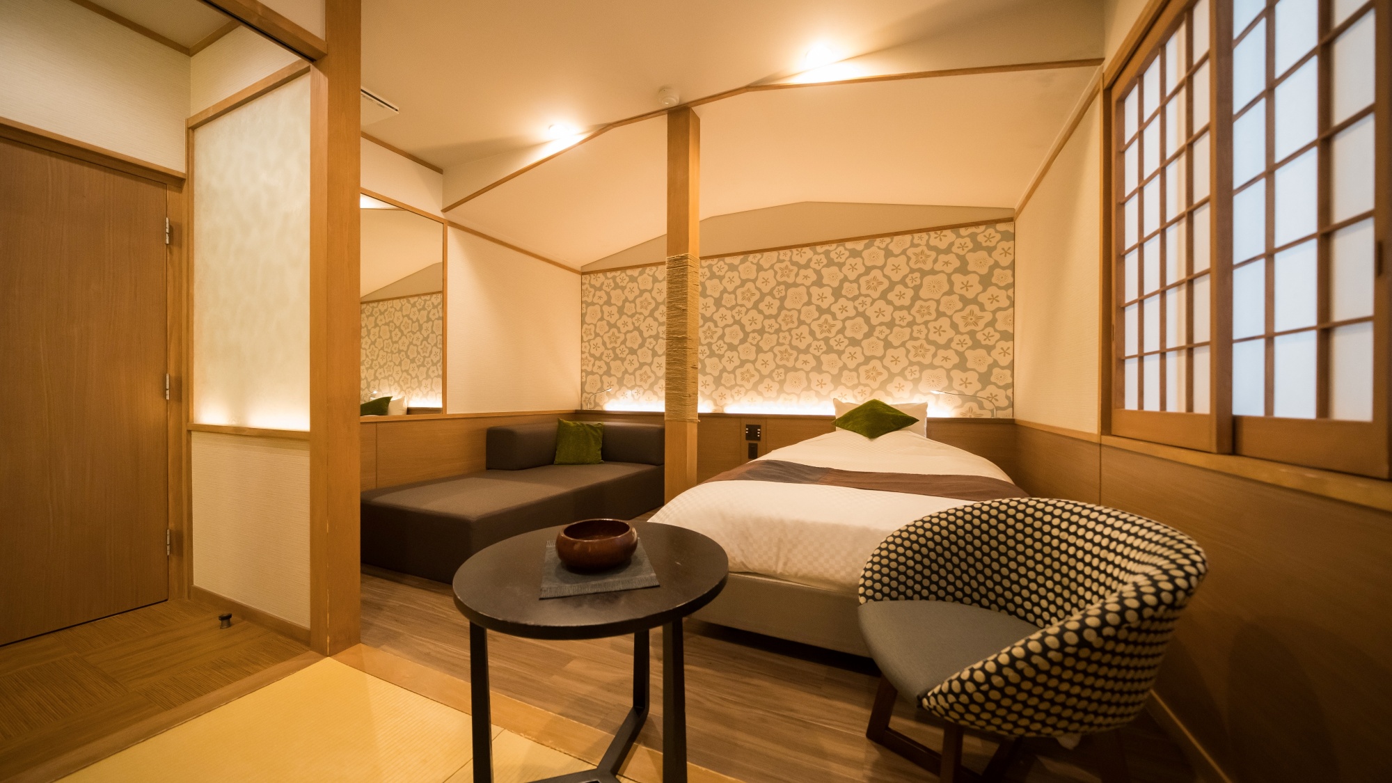 【洋室・うつぎ】ゆとりのある広めシングルルーム （20平米）