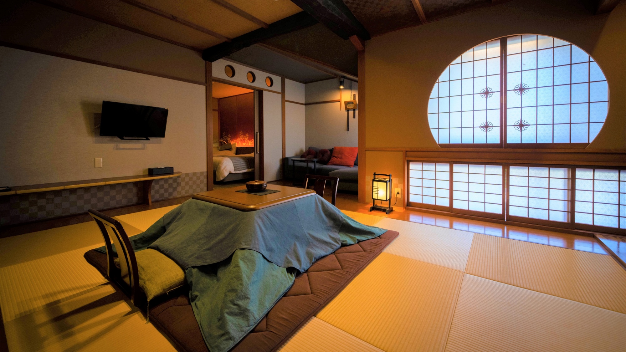 【泉游亭・こけもも】和室＋洋ベッドルーム