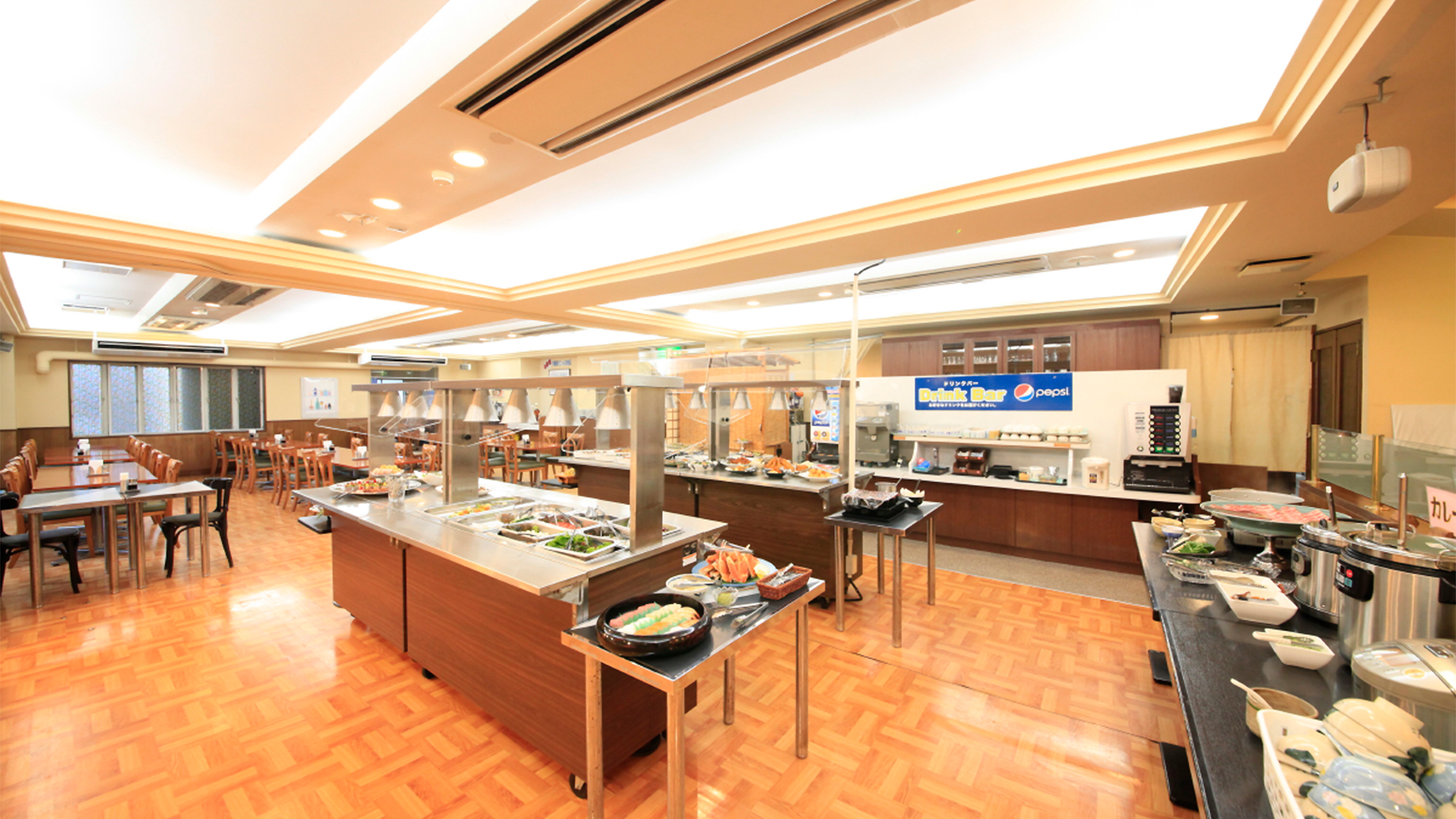 【お食事場所】バイキング会場