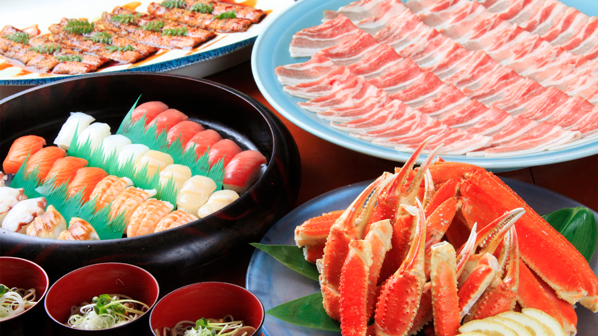 【ご夕食】和・洋・中のバイキング