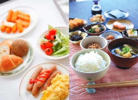 Kolaborasi makanan Jepang dan Barat