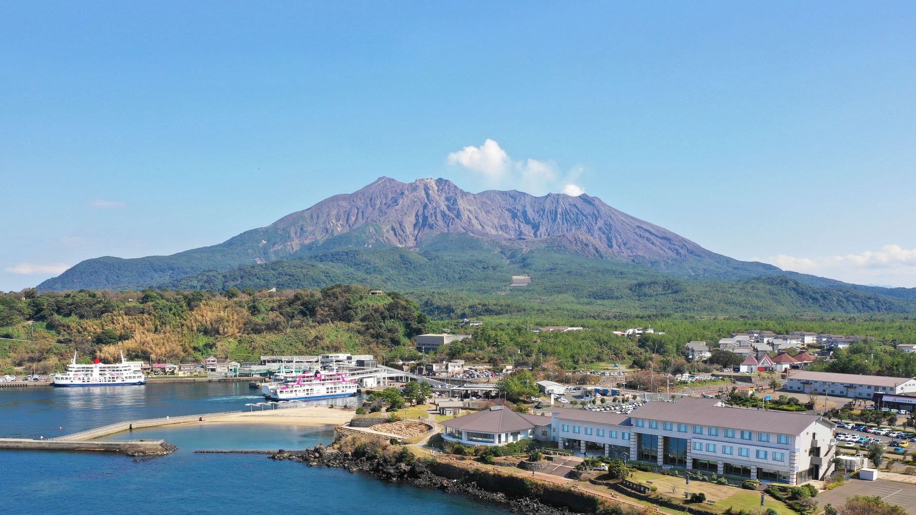 【素泊まりプラン】桜島マグマ温泉で癒される★自由気ままにお得ステイ【駐車場無料】