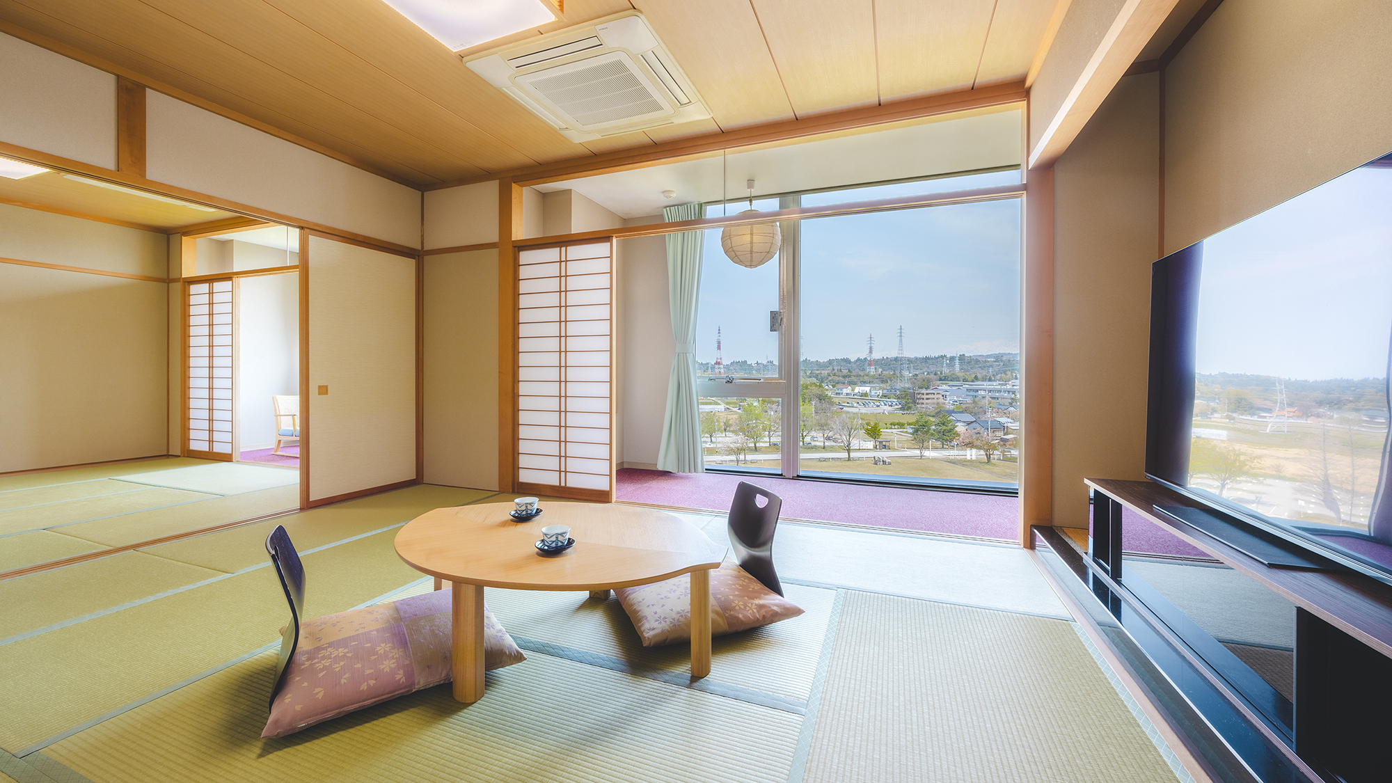 【特別室】襖で仕切れば、プライベートな空間も確保できます。