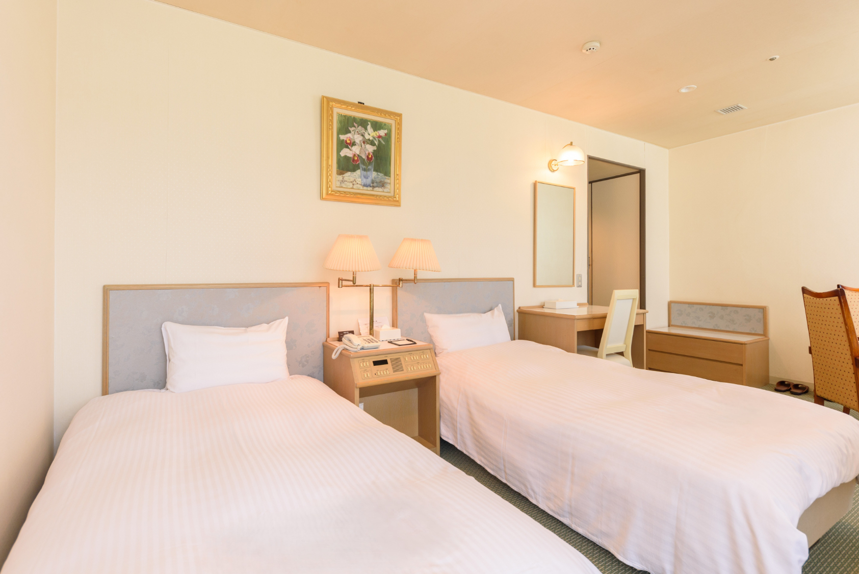 【2階ツイン】27㎡（洗面所等含む）※エキストラベッド追加不可