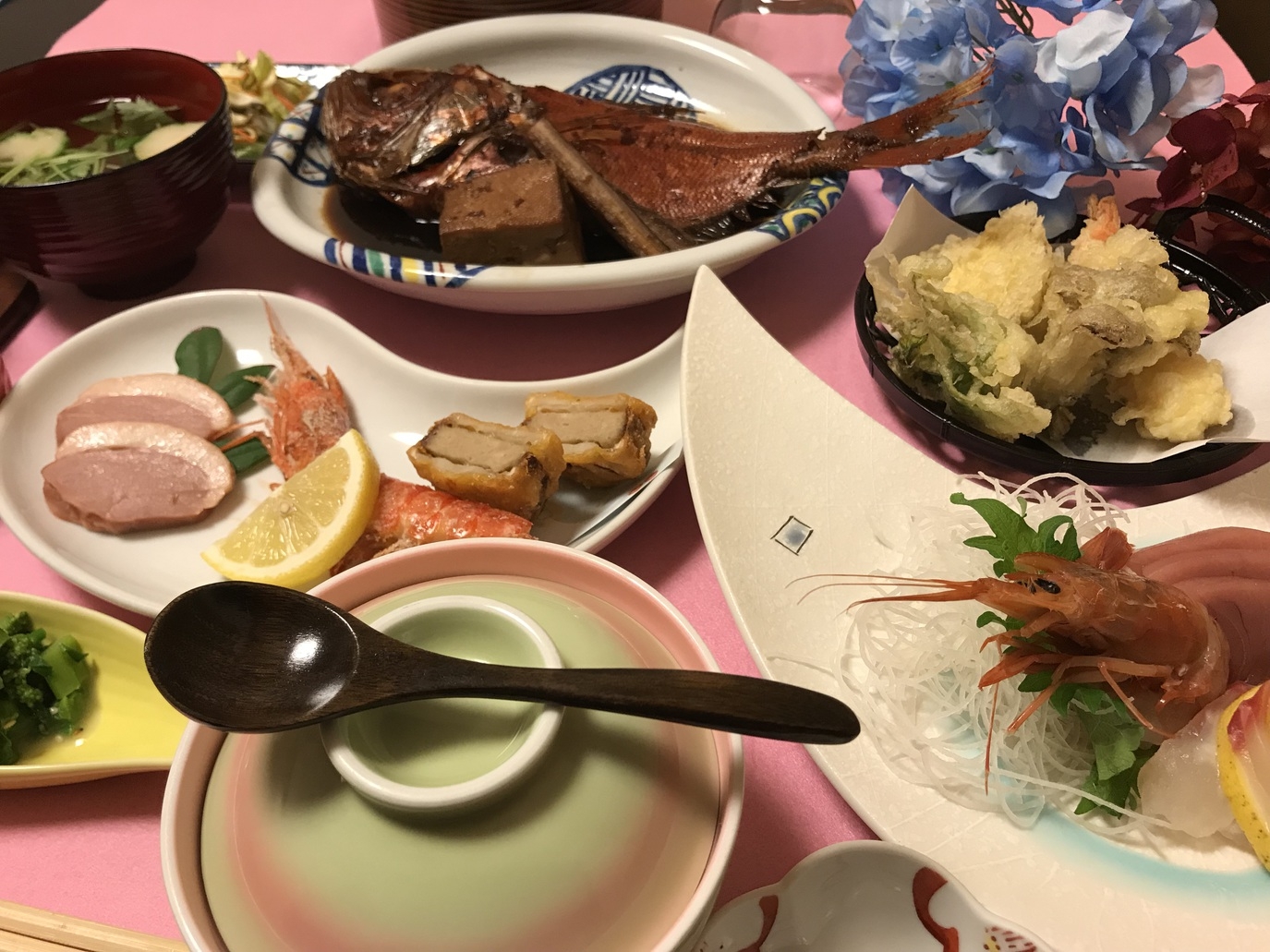 ♪青い海に癒されてきんめ丸ごと一尾召し上がれ！！