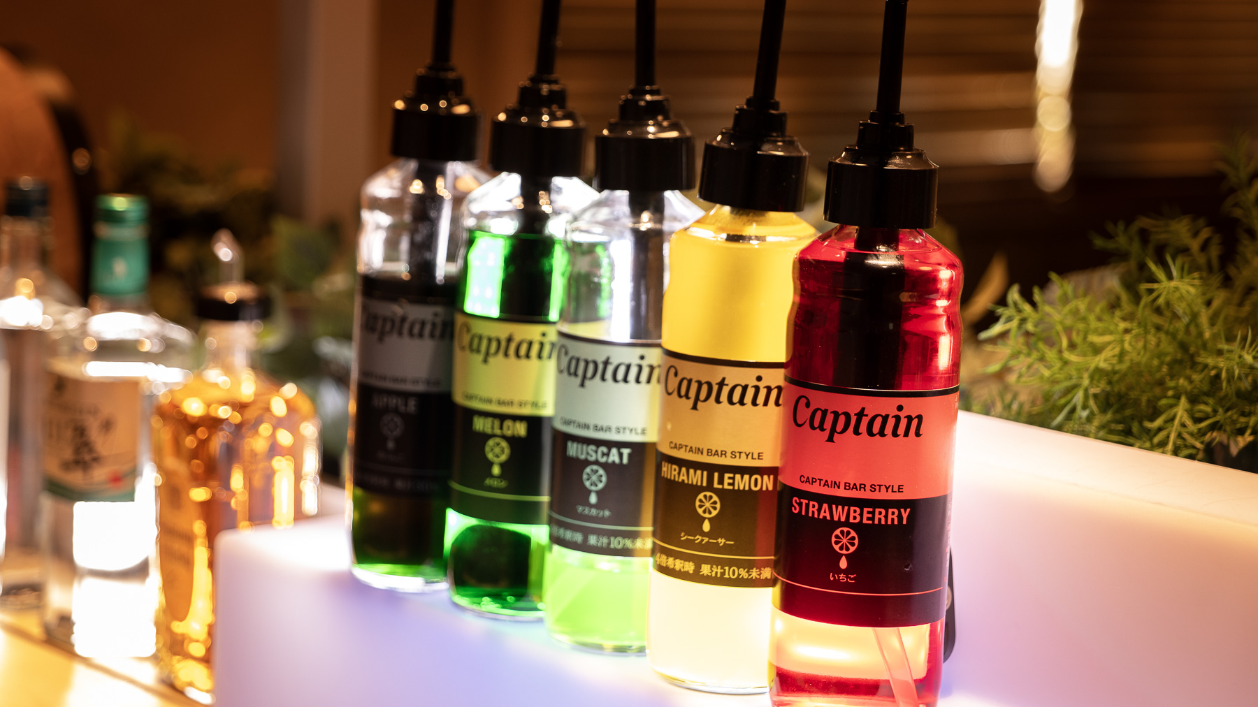 ノンアルコールのシロップもございます