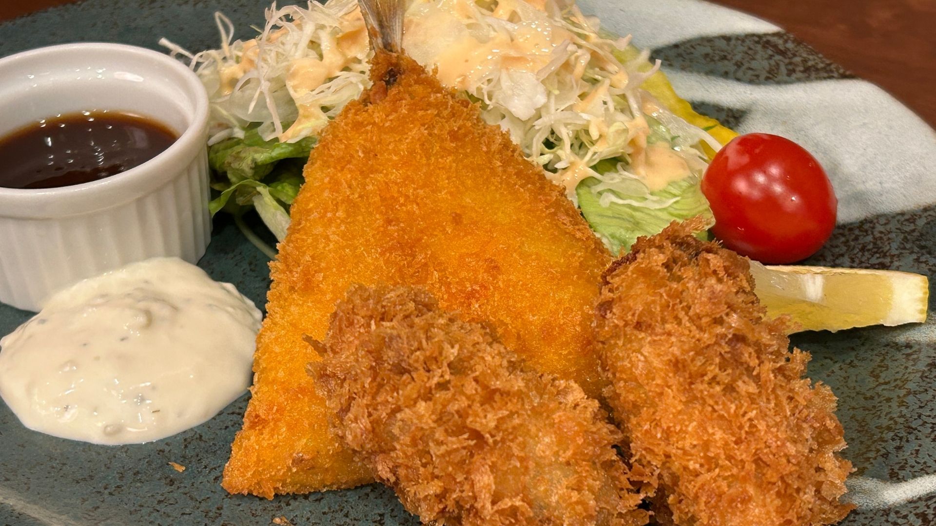 【夕食秋限定メニュー】ミックスフライ