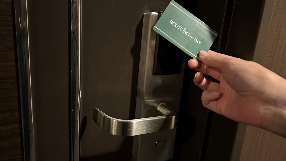 【客室について】オートロックでございます。お出かけの際はご注意くださいませ。