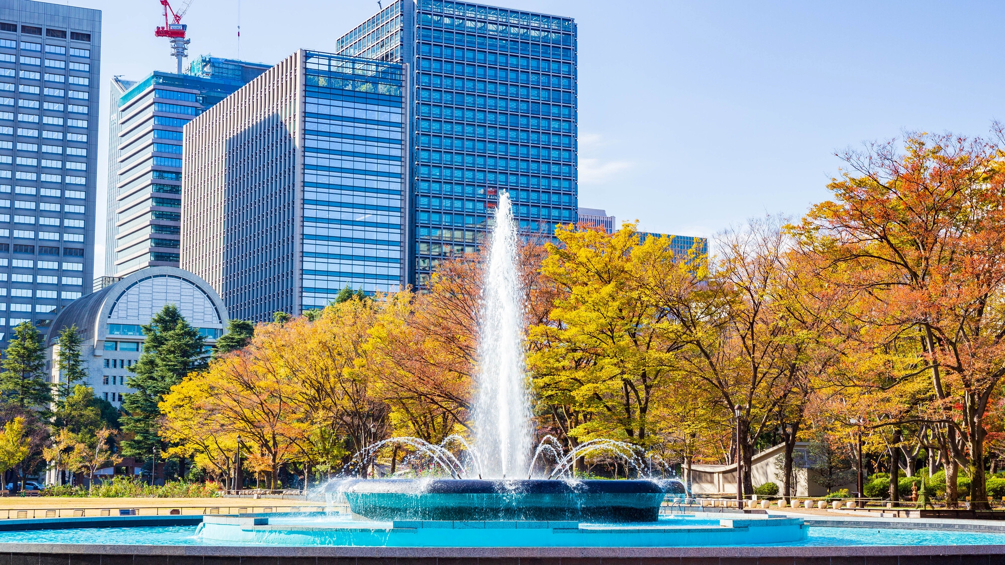 【当館から徒歩２０分】日本初の洋式公園で、美しい花壇や噴水などがある「日比谷公園」