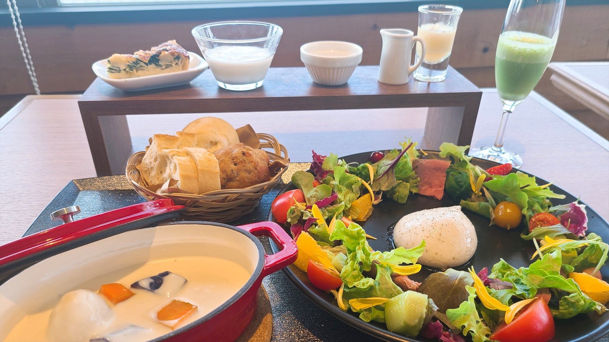 ブッラータを愉しむ健康朝食