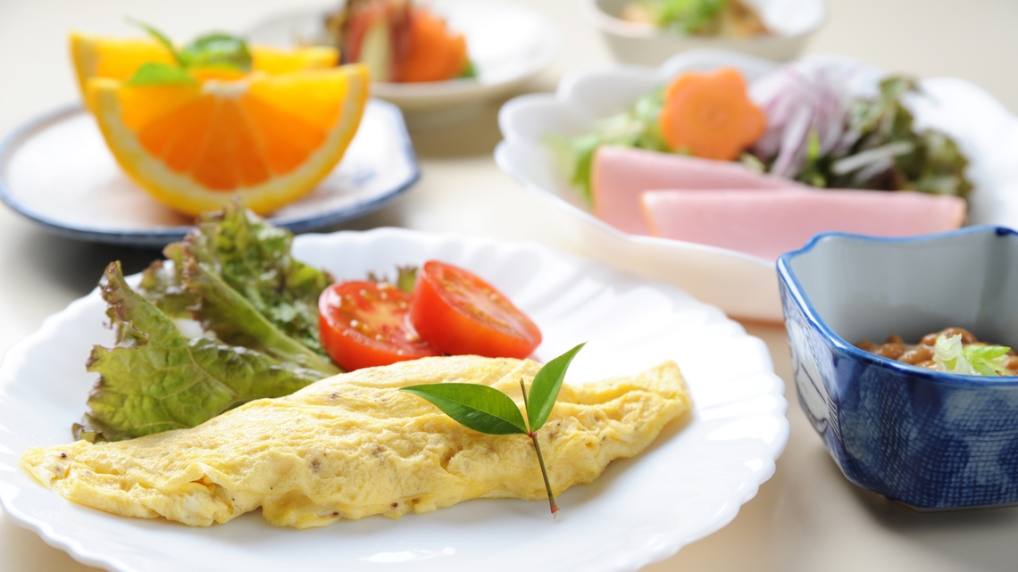 【朝食付】身体に優しい味付け 和定食の朝ごはん