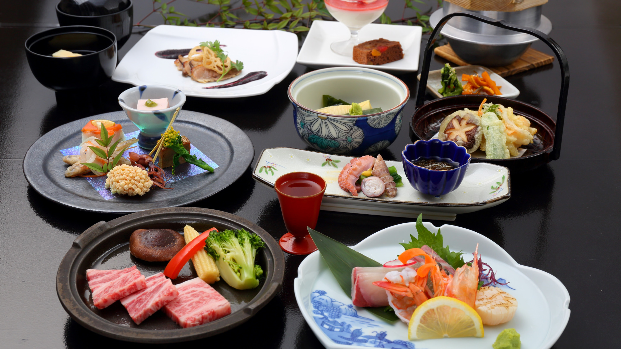 【お奨めプラン】あさぎり会席膳一例