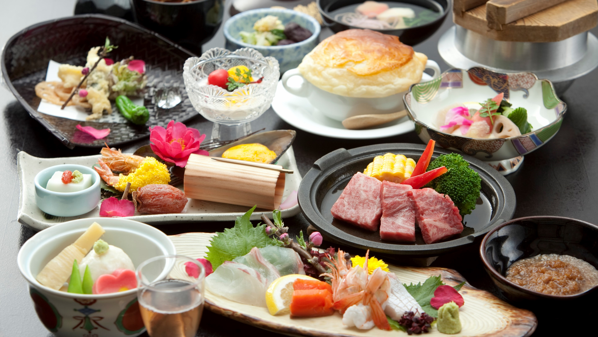 【お奨めプラン】あさぎり会席膳一例