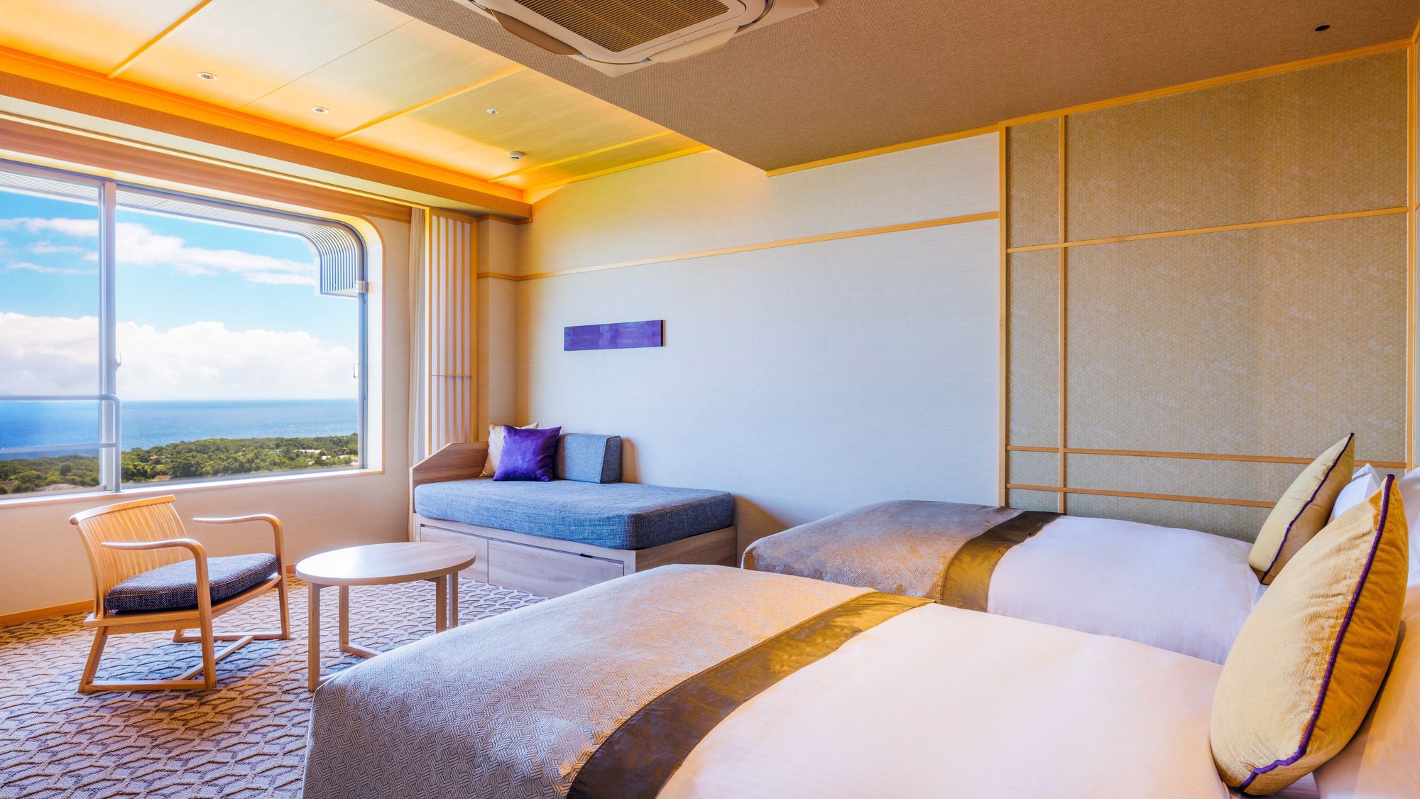 プレミアムツイン／温泉露天風呂付（52平米）