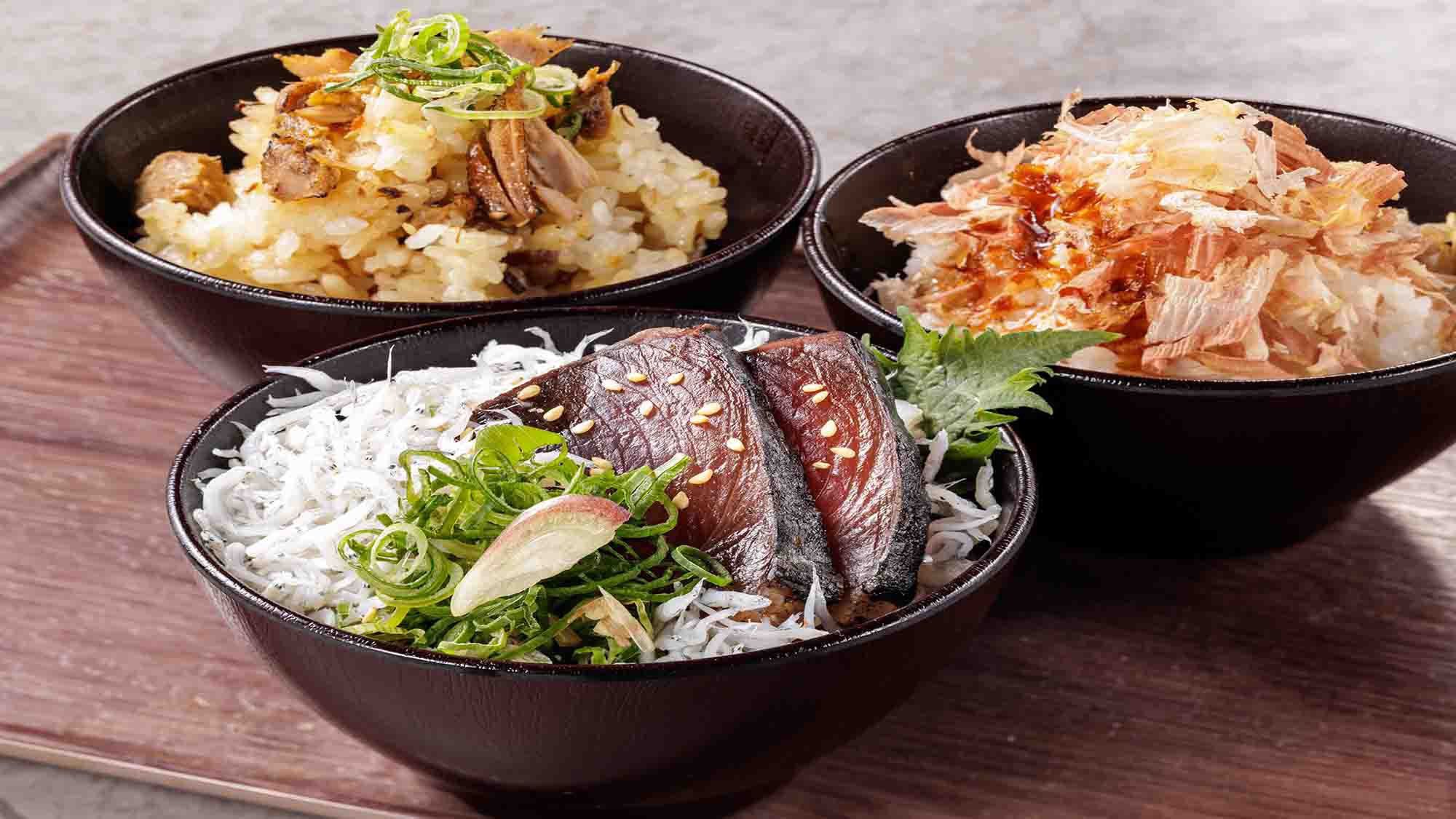 朝食御飯集合