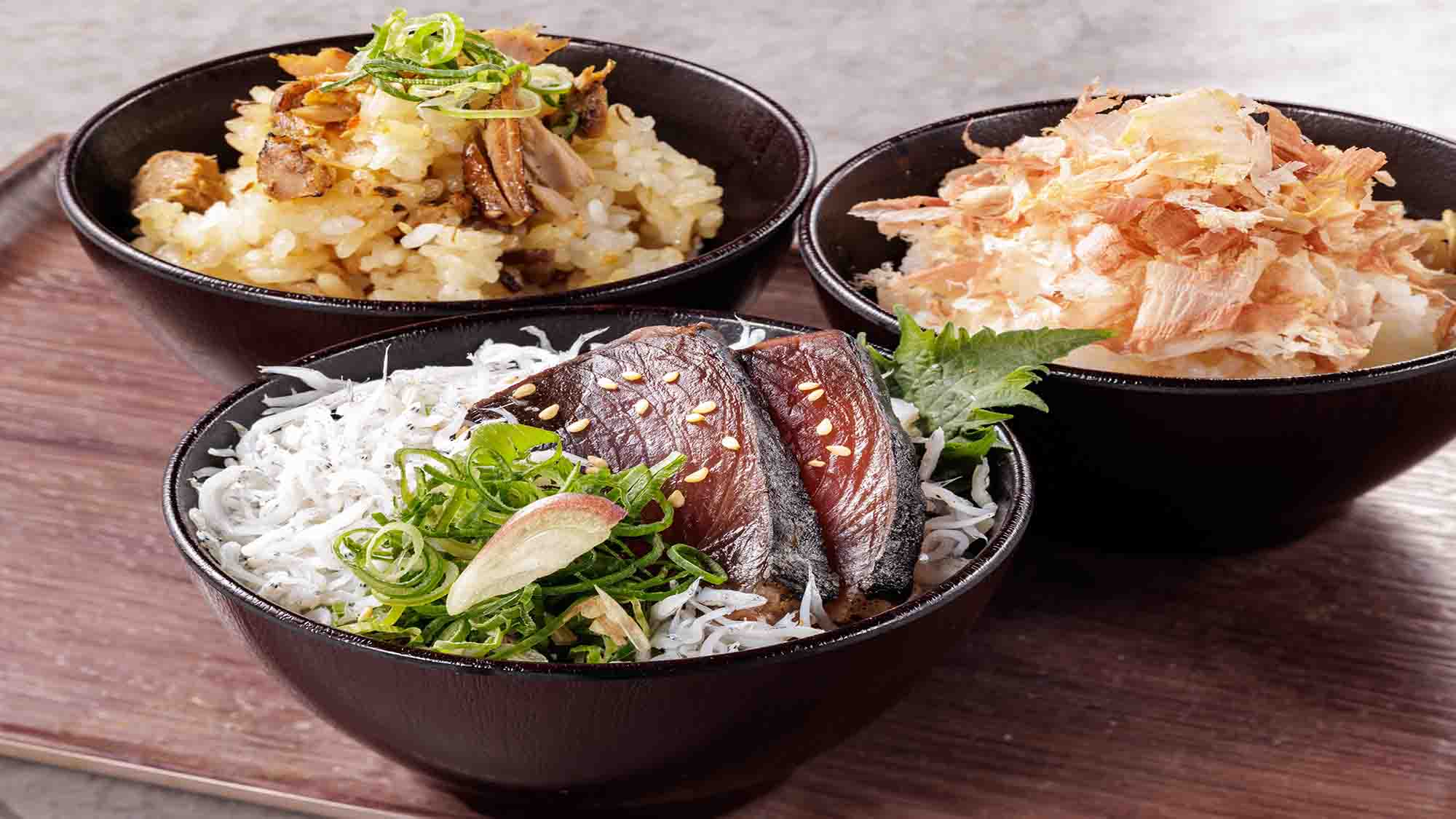 ご当地料理のカツオ飯