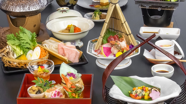 【楽天スーパーSALE】ご夕食はA5ランク国産牛つき和洋折衷の創作膳♪富士山の絶景と共にご堪能♪