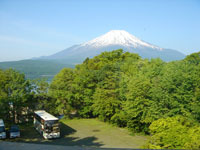 展望室から見た富士山