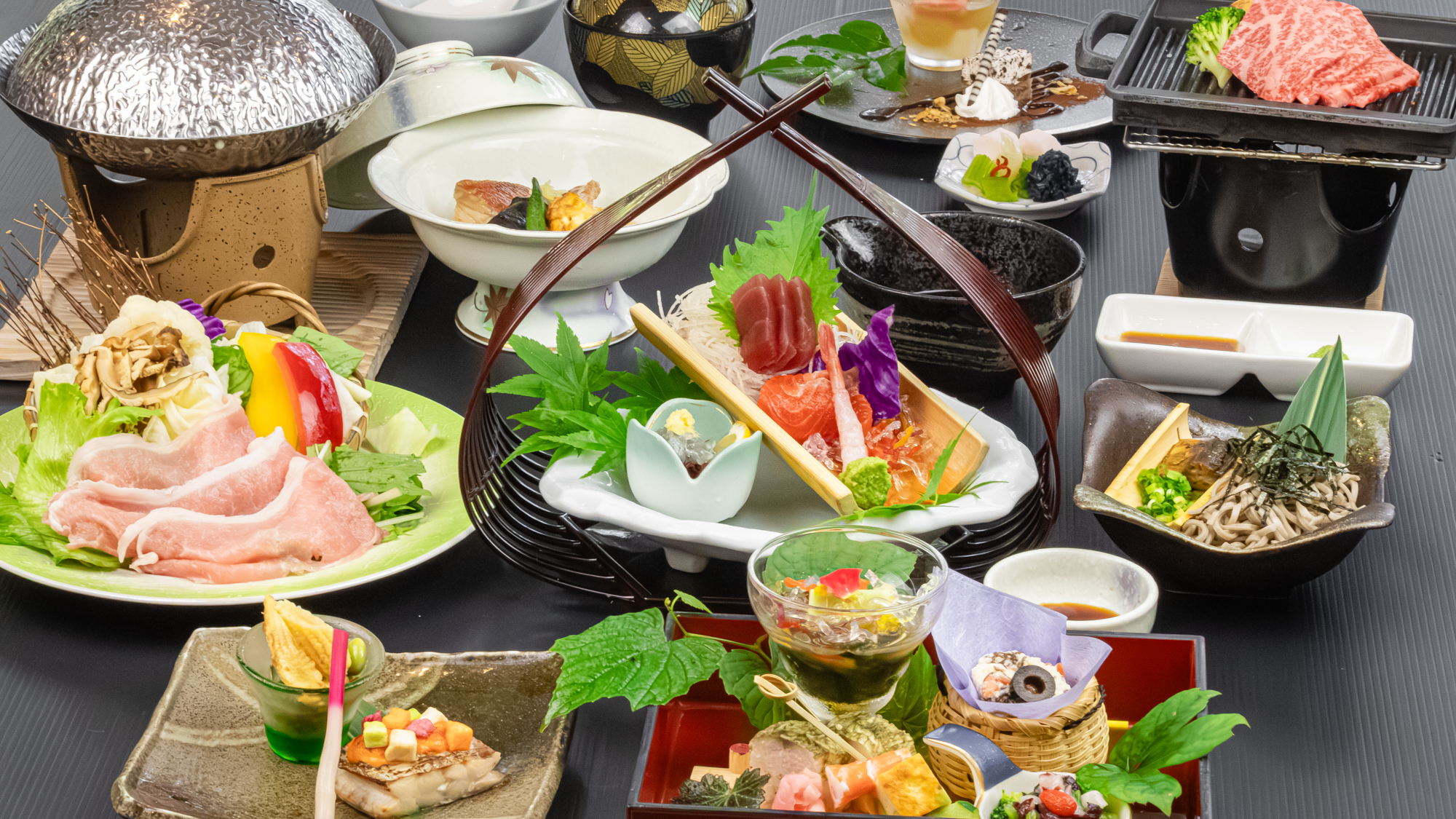 2025年7月8月《お献立一例》料理長自ら厳選した旬の食材をふんだんに使用しております♪