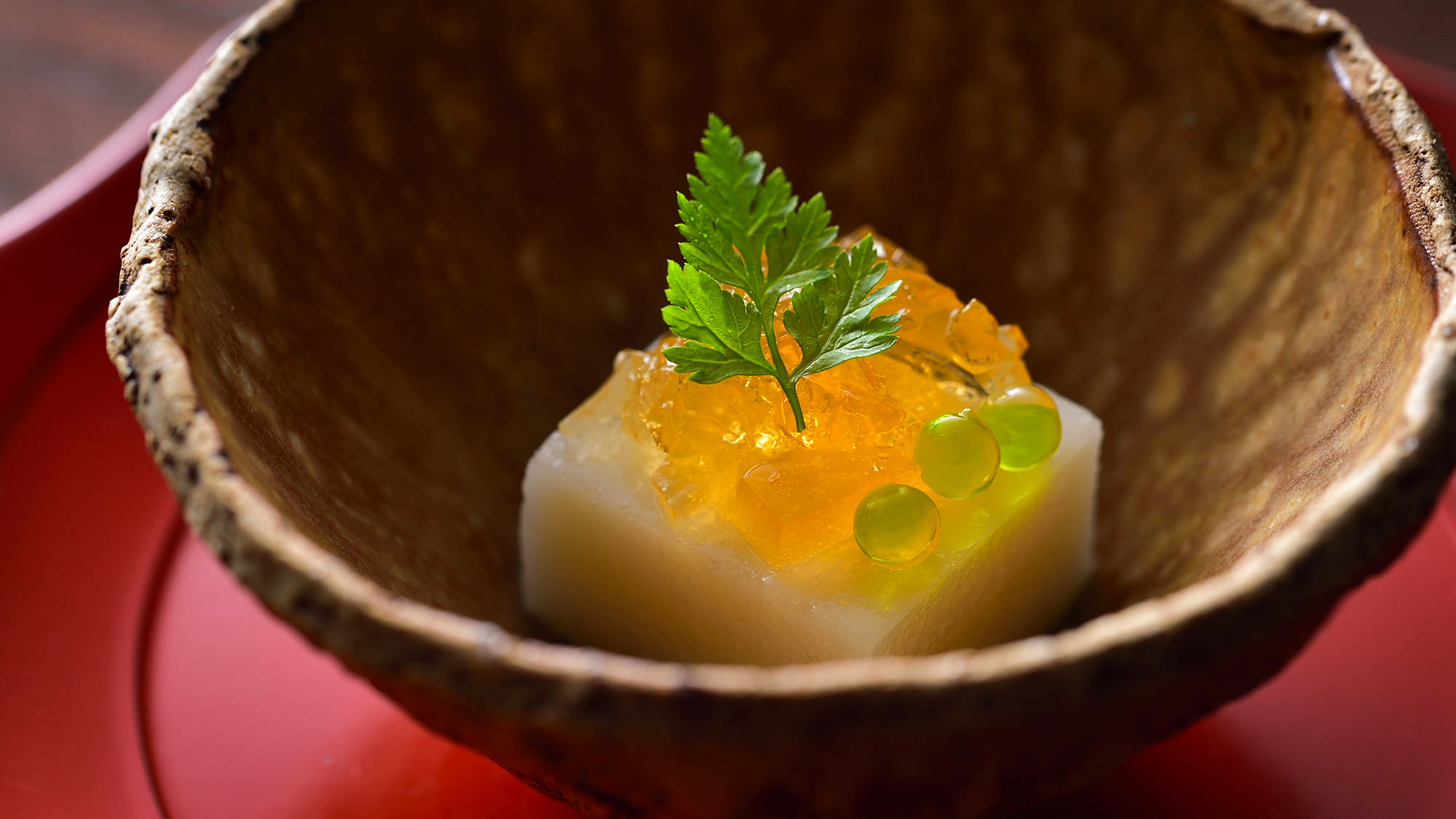 ・【夕食一例】ジュレが涼やかな雰囲気を醸し出します