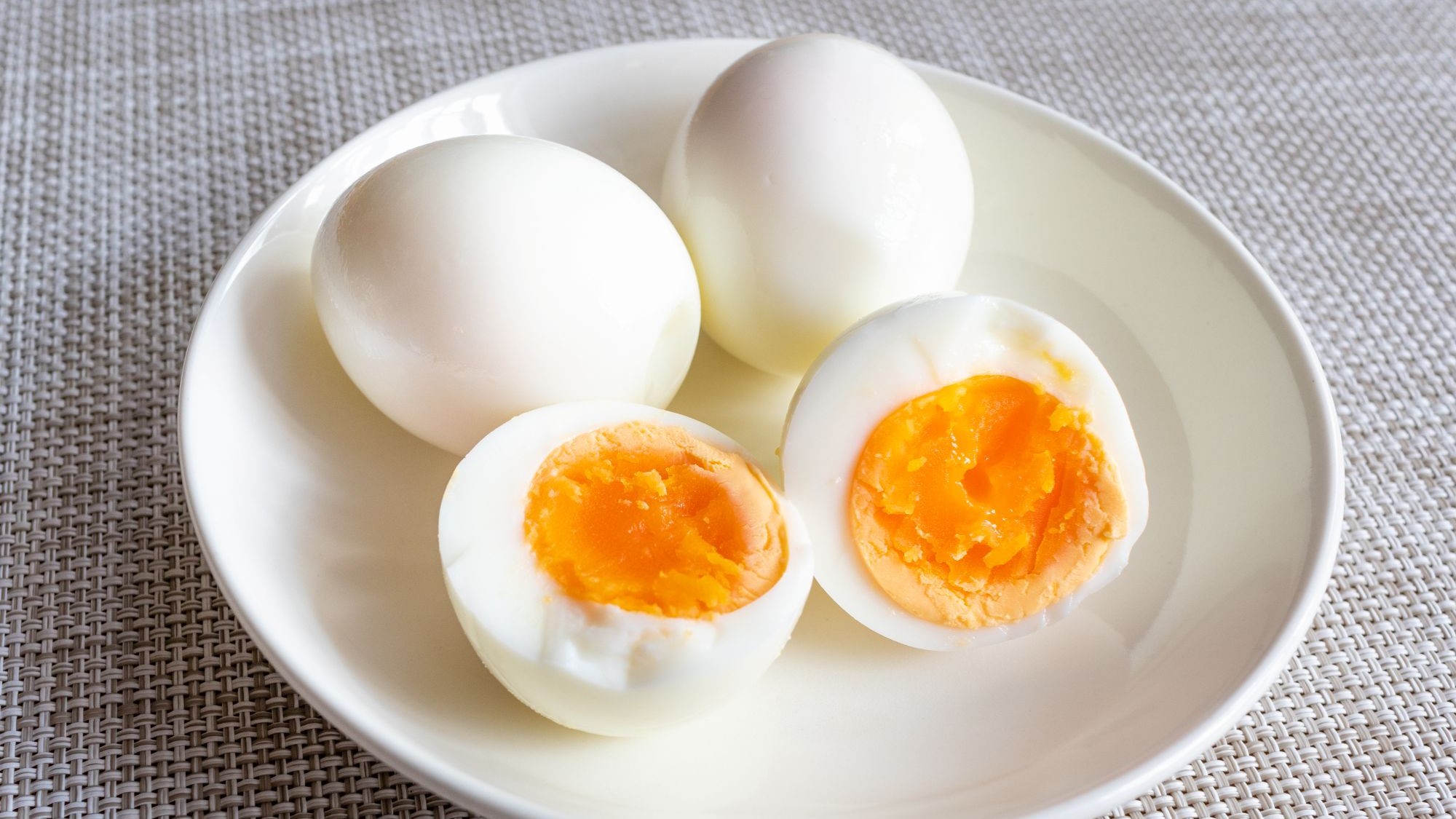 朝食メニューの一例＿ゆで卵