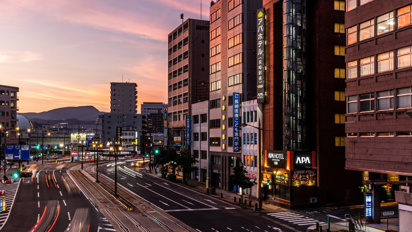 【楽天スーパーSALE】【素泊まり】JR長崎駅は目の前★（県営バスターミナル隣）ホテル前市電乗り場★