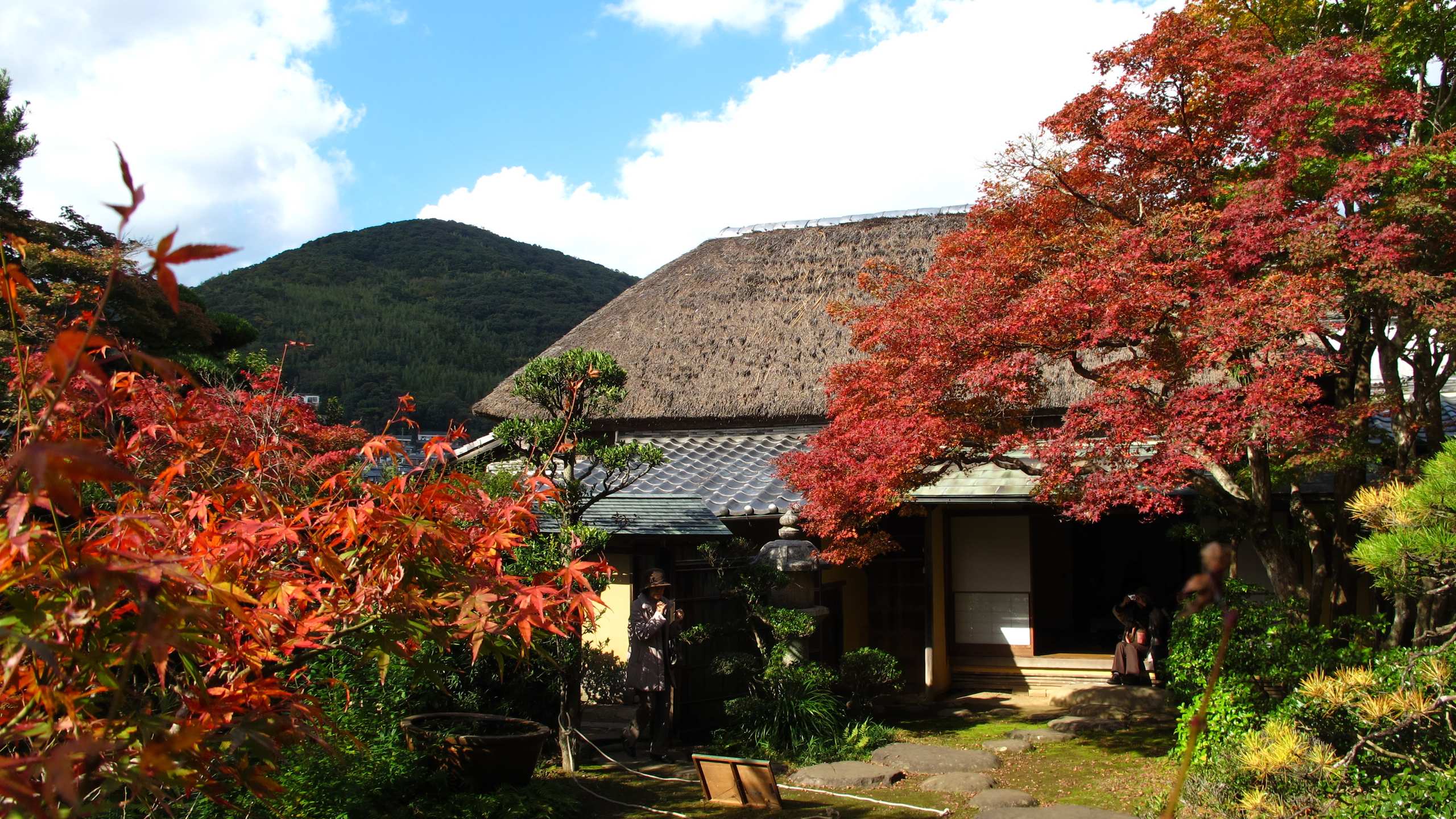 心田庵の紅葉【画像提供：（一社）長崎県観光連盟】