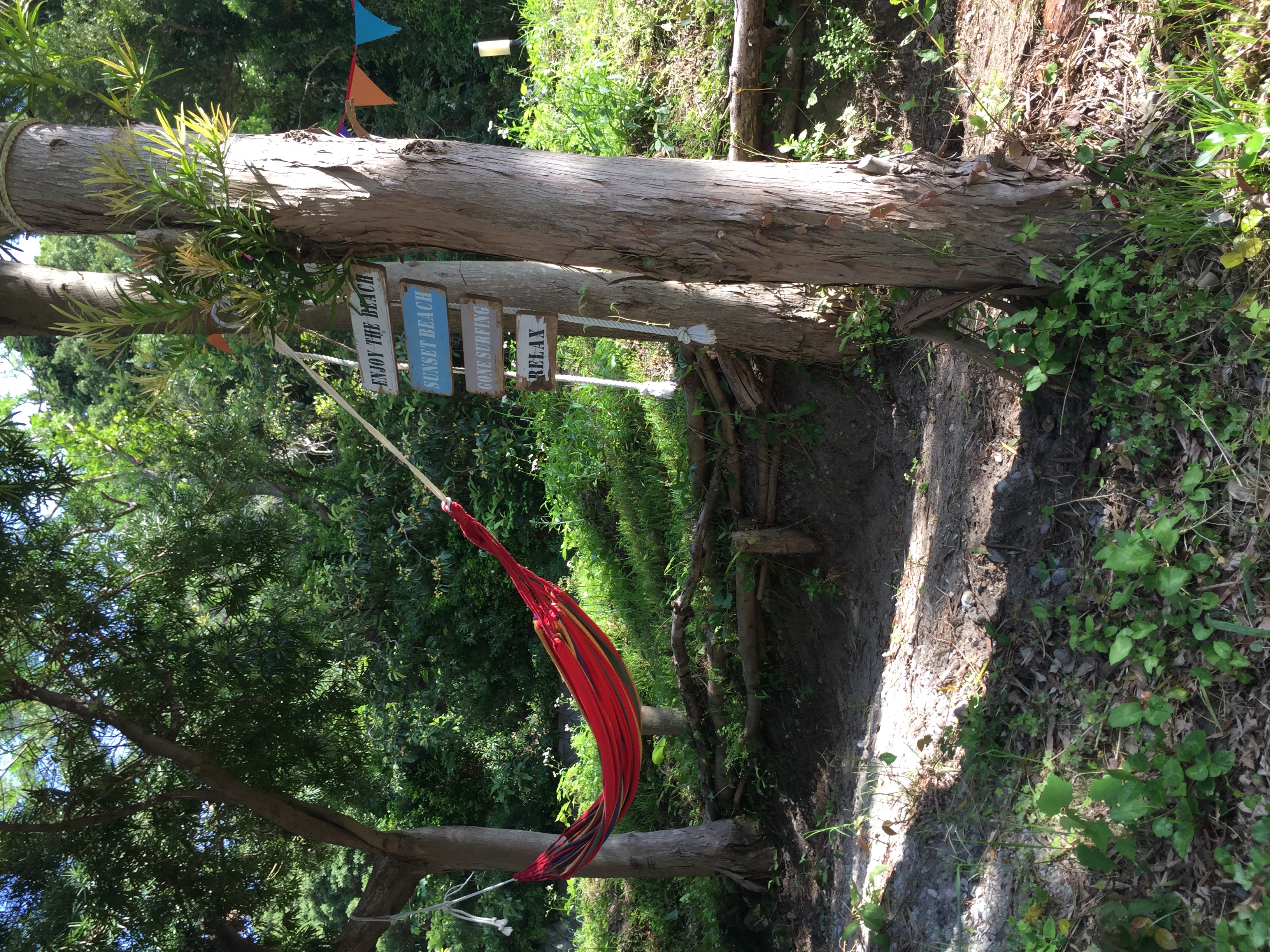 ハンモックも大人気