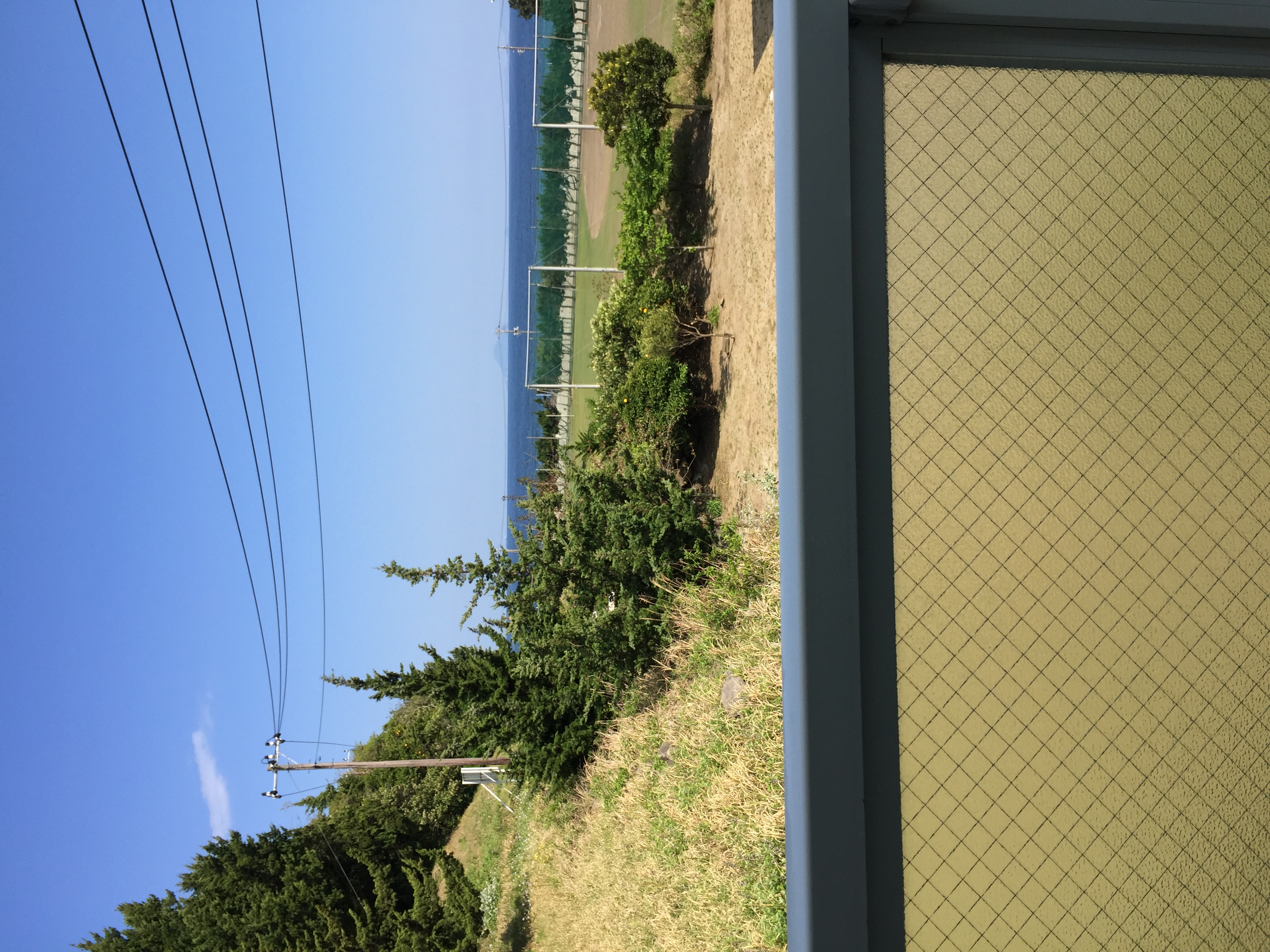 デラックスルームのテラスからの風景です