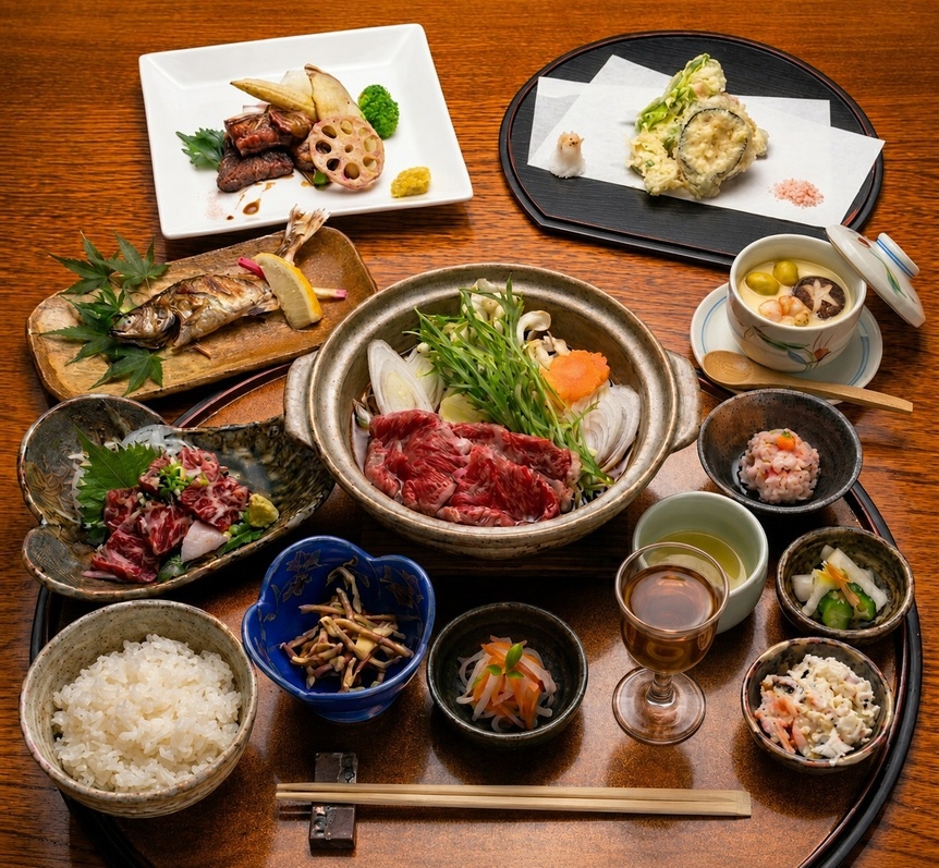 【本館/1泊2食付】阿蘇の山並みと田園風景を望む、畳の香りが心地よい純和風客室