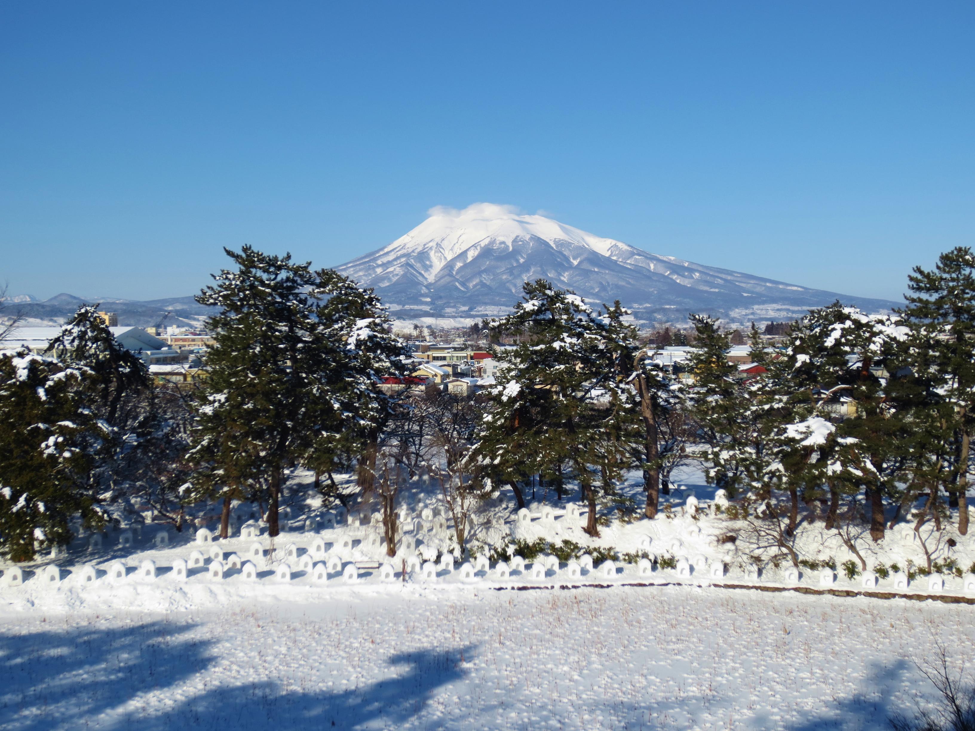 岩木山(冬)本丸から